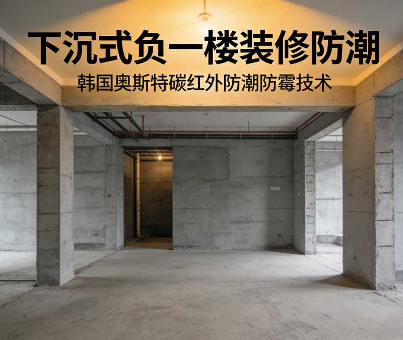 下沉式负一楼装修防潮全攻略：告别潮湿，完整的地下室防潮装修方案